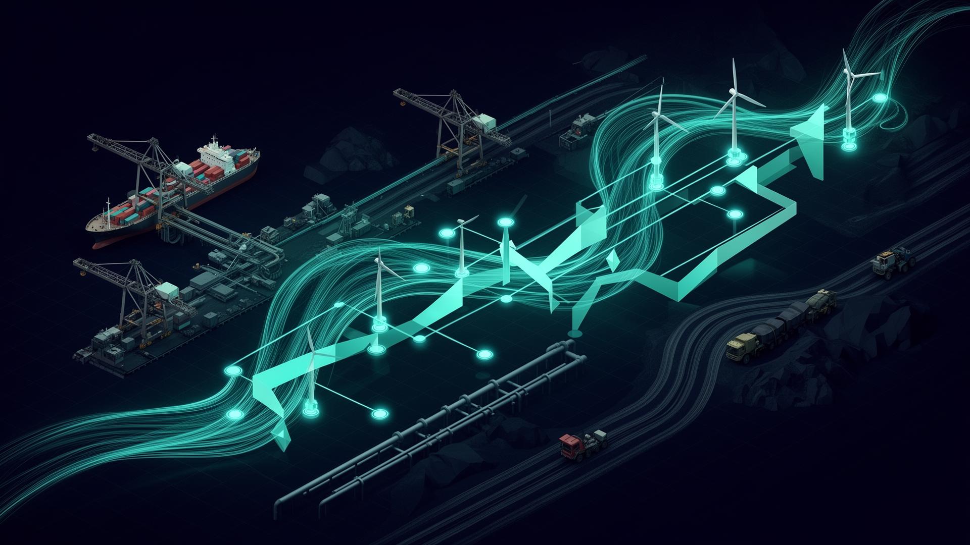 Asset Control Centre visualizing project data across ports, mining, oil & gas and renewables